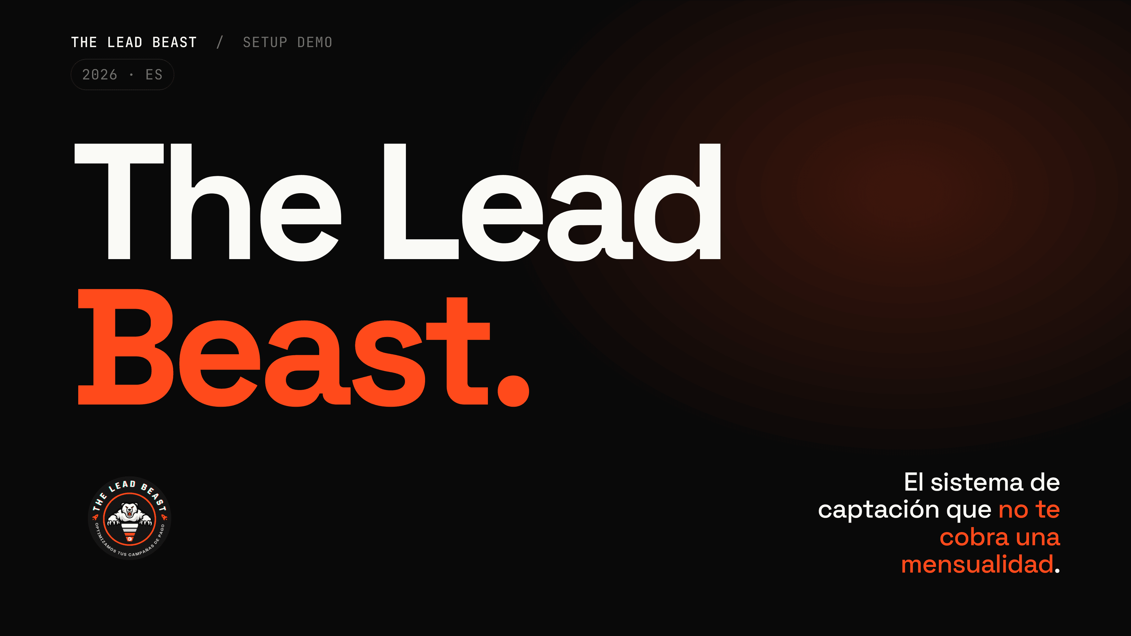 Diapositiva 1 — Setup The Lead Beast